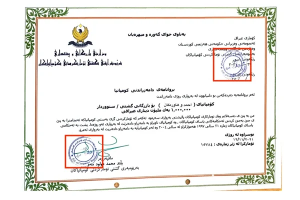 Certificate of Incorporation